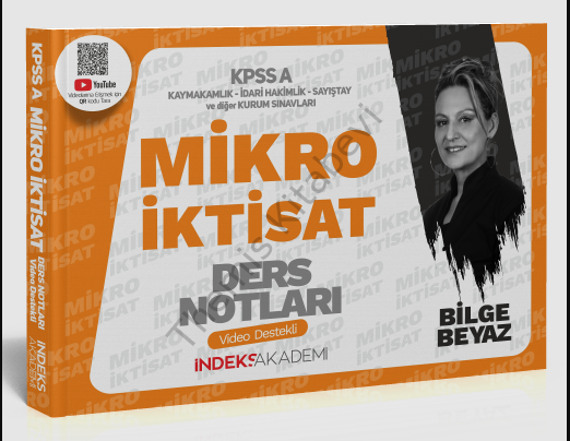 2025 KPSS A Grubu Mikro İktisat Video Ders Notları - Bilge Beyaz