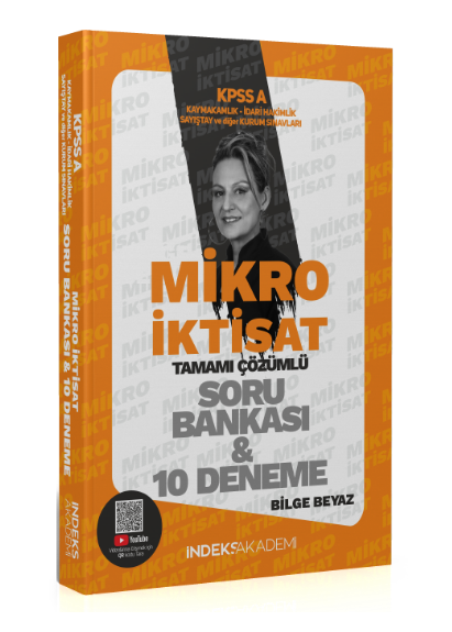 2025 KPSS A Grubu Mikro İktisat Soru Bankası ve 10 Deneme Çözümlü - Bilge Beyaz