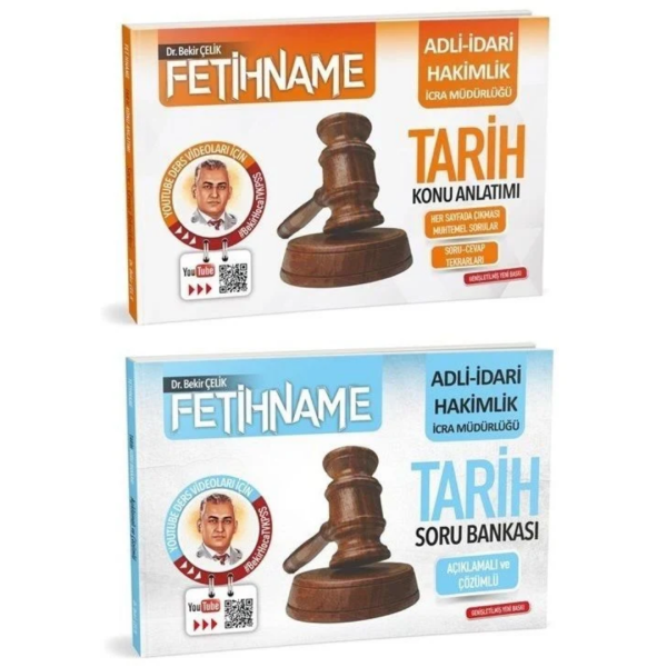 Fetihname-HAKİMLİK 2'li Tarih Konu Anlatımlı + Soru Bankası Set (Bekir Çelik)
