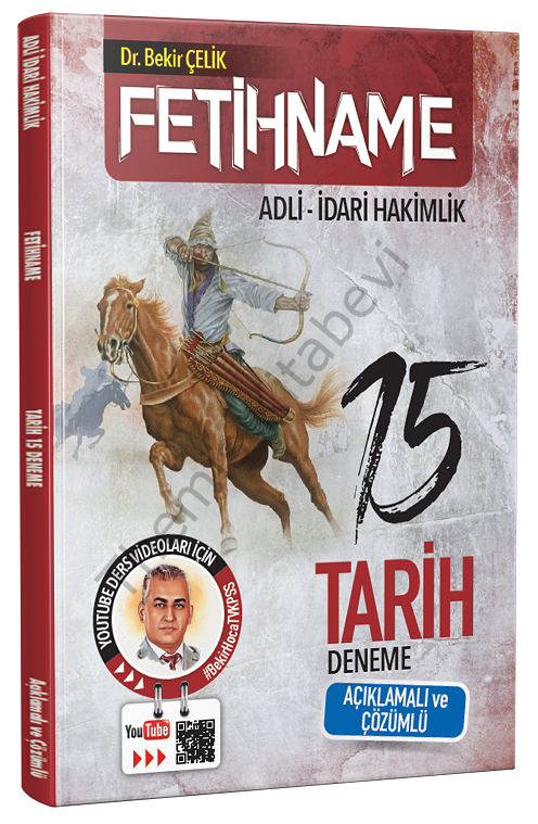 Fetihname- ADLİ İDARİ HAKİMLİK Tarih 15'Li DENEME Çözümlü (Bekir Çelik)