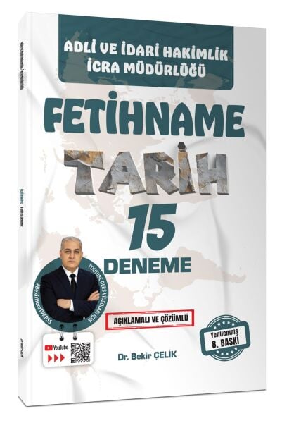 Fetihname- ADLİ İDARİ HAKİMLİK Tarih 15'Li DENEME Çözümlü (Bekir Çelik)