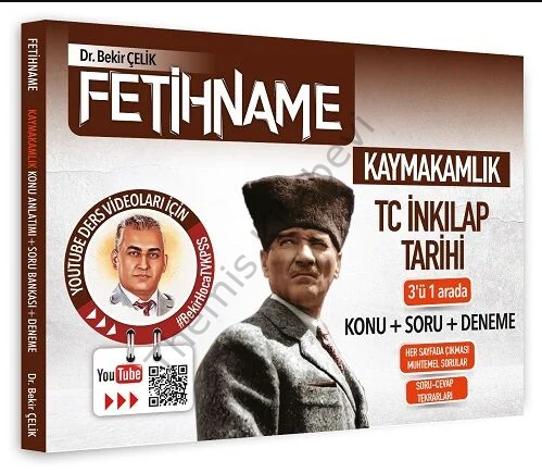 2025 BASKI Fetihname- KAYMAKAMLIK t.c İnkılap Tarihi Konu-Soru-Deneme 3ü1 Arada (Bekir Çelik)