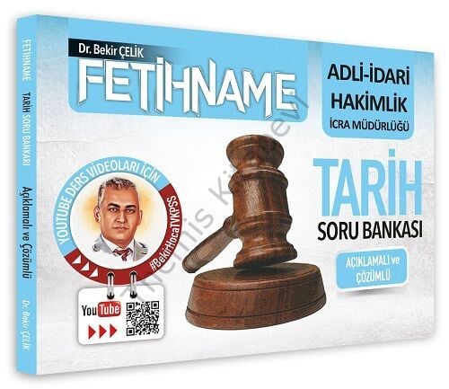 (2025 BASKI) Fetihname-ADLİ İDARİ HAKİMLİK Tarih SORU Bankası (Bekir Çelik)