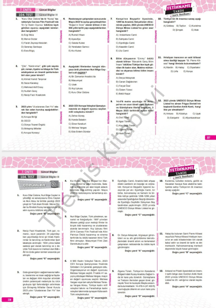 Fetihname-KPSS Tarih Soru Bankası Çözümlü (Bekir Çelik)