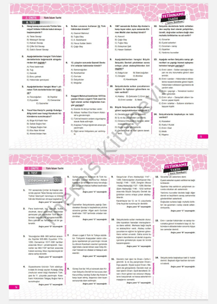 Fetihname-KPSS Tarih Soru Bankası Çözümlü (Bekir Çelik)