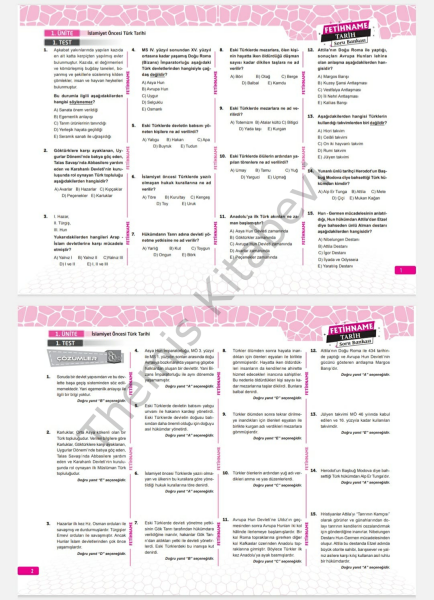 ( 2025 BASKI ) Fetihname-KPSS Tarih Soru Bankası Çözümlü (Bekir Çelik)