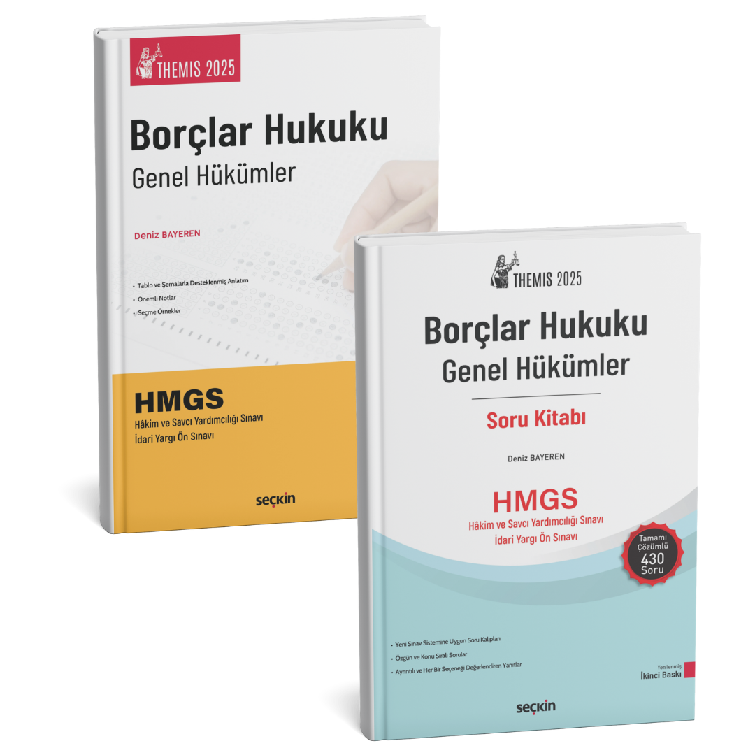 2025 THEMIS - Borçlar Hukuku Genel Hükümler 2'li Konu+Soru Seti