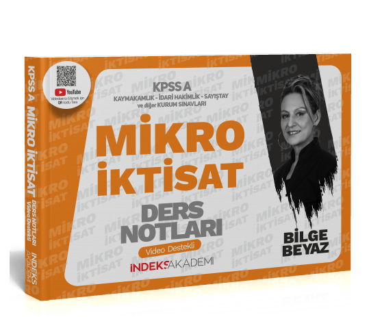 2025 KPSS A Grubu Mikro İktisat Konu ve Soru Bankası ve 10 Deneme Çözümlü - Bilge Beyaz