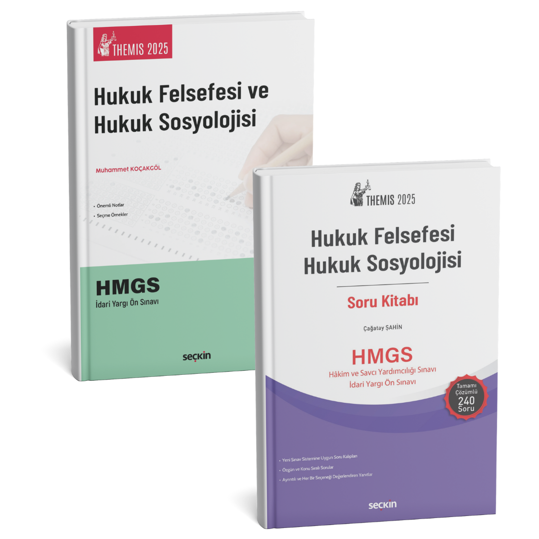 2025 THEMIS – Hukuk Felsefesi Hukuk Sosyolojisi 2'li Konu+Soru Seti