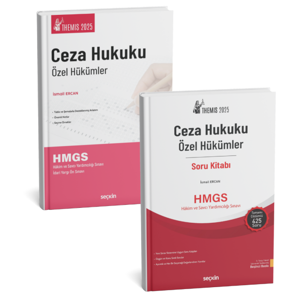 2025 THEMIS – Ceza Hukuku Özel Hükümler 2'li Soru+Konu Kitabı