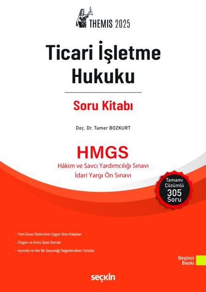 2025 THEMIS – Ticaret Hukuku (I) Ticari İşletme Hukuku Soru Kitabı