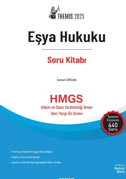 2025 THEMIS – Medeni Hukuk (II) Eşya Hukuku Soru Kitabı
