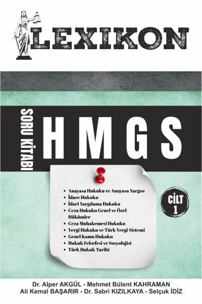 2025 LEXİKON HMGS SORU KİTABI 2 CİLT (HAKİMLİK SINAVLARINA UYGUNDUR) (2888 soru)