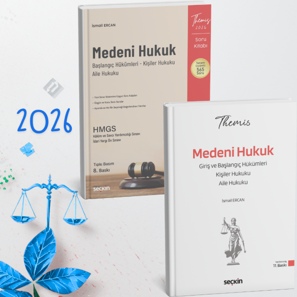 THEMIS –  Medeni Hukuk I- Başlangıç Hükümleri, Kişiler ve Aile Hukuku  (2026 KONU + SORU SETİ))