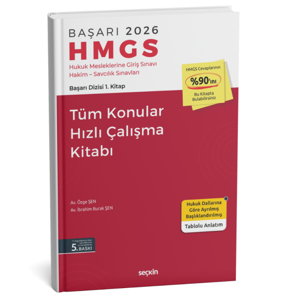 BAŞARI – HMGS Tüm Konular Hızlı Çalışma Kitabı