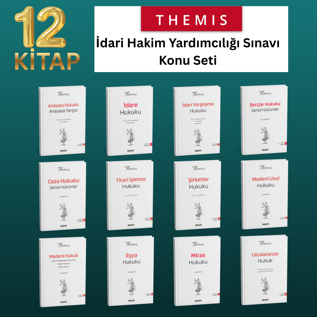 THEMIS - 2026 İDARİ HAKİMLİK KONU SETİ (12 KİTAP)