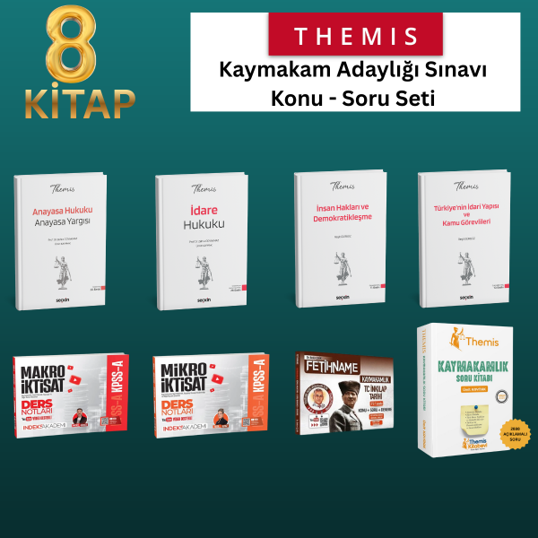 KAYMAKAM ADAYLIĞI SINAVI  KONU VE SORU SETİ (8 KİTAP)