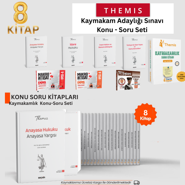 KAYMAKAM ADAYLIĞI SINAVI  KONU VE SORU SETİ (8 KİTAP)