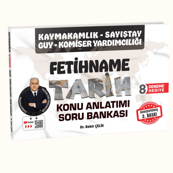 Bekir Çelik Kaymakamlık FETİHNAME TC İnkılap Tarihi Konu-Soru-Deneme 3 ü 1 Arada