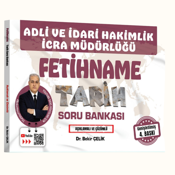 Bekir Çelik Adli İdari Hakimlik İcra Müdürlüğü 2026 FETİHNAME Tarih Soru Kitabı