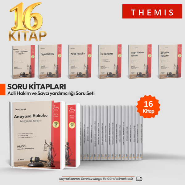 THEMIS 2026 ADLİ HAKİMLİK SORU SETİ (16 KİTAP)