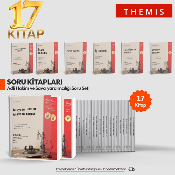 THEMIS 2026 ADLİ HAKİMLİK SORU SETİ (17 KİTAP)