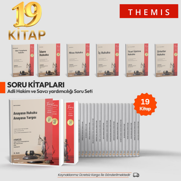 THEMIS 2026 ADLİ HAKİMLİK SORU SETİ (19 KİTAP)