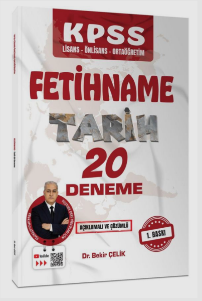 KPSS FETİHNAME Tarih 20 Deneme Sınavı