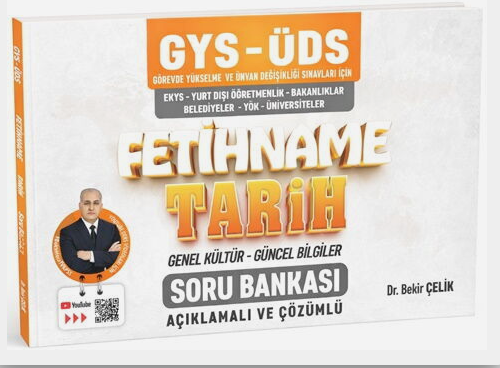 GYS ÜDS FETİHNAME Tarih - Genel Kültür - Güncel Bilgiler Soru Bankası