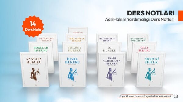 THEMIS ADLİ HAKİMLİK SORU SETİ (19 KİTAP) +  DERS NOTU SERİSİ (14 KİTAP) (Hibrit Paket)