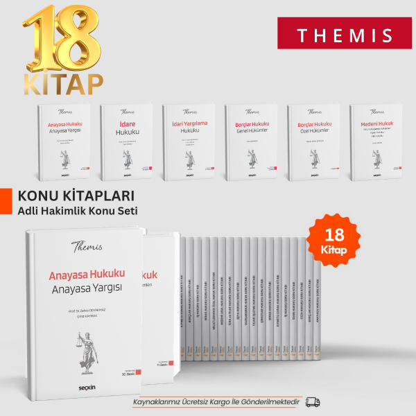 THEMIS 2026 ADLİ HAKİMLİK KONU SETİ (18 KİTAP)